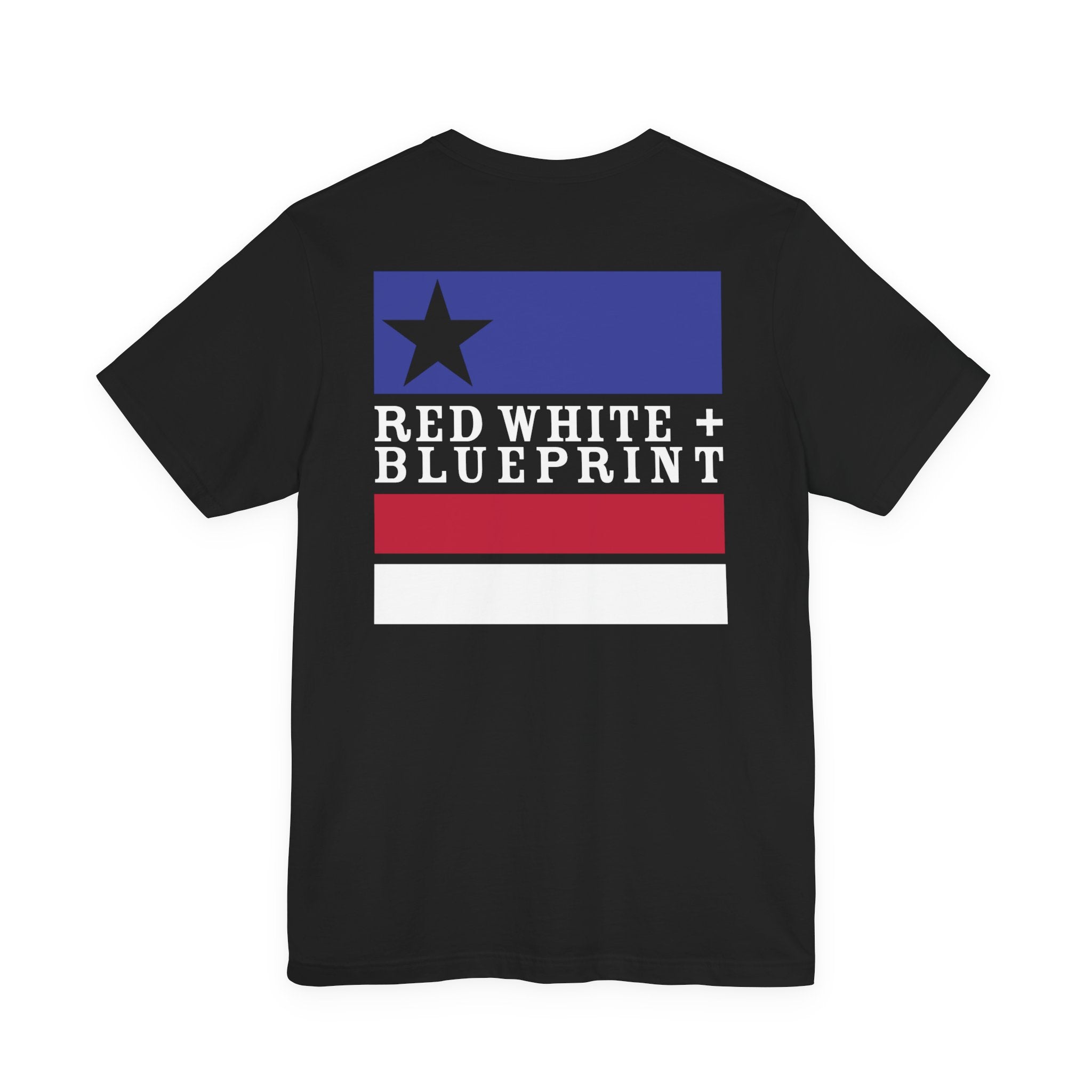 Patriotic Red White & Blueprint T-Shirt