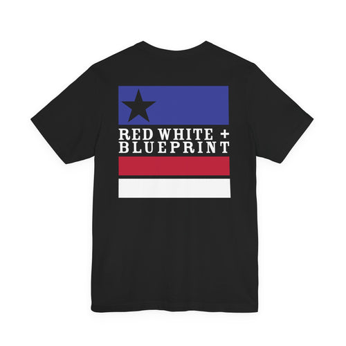Patriotic Red White & Blueprint T-Shirt