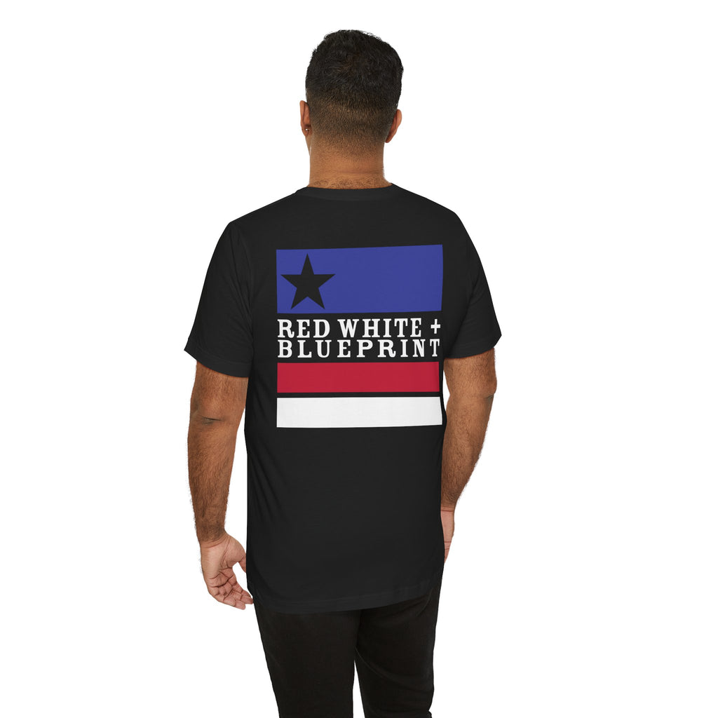 Patriotic Red White & Blueprint T-Shirt