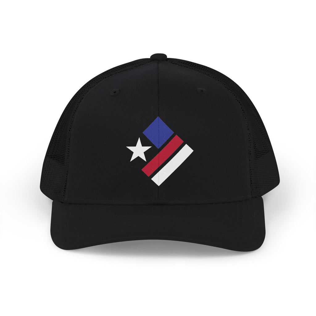 Classic Red White & Blueprint Trucker Hat